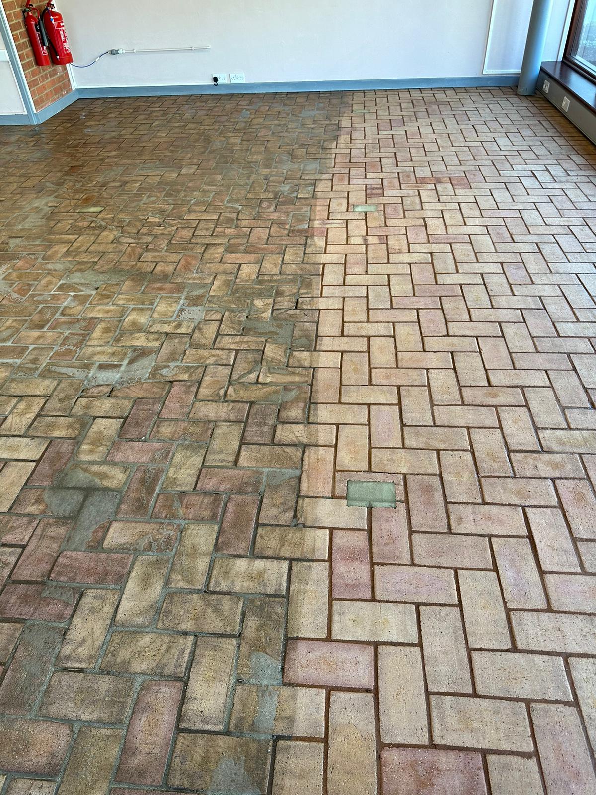brick floor restoration